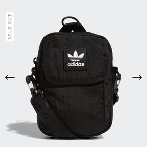 Adidas originals black crossbody festival bag